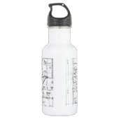 Architekten alles! edelstahlflasche (Rückseite)