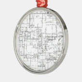 Architekten alles! silbernes ornament (Links)