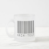 Architekten-Barcode Mattglastasse (Links)