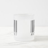 Architekten-Barcode Mattglastasse (Mittel)