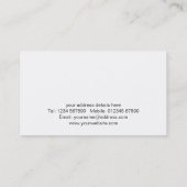 Architekten/Baugewerbe-Karte Visitenkarte (Rückseite)