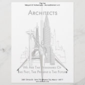 Architekten Briefkopf (Vorderseite)