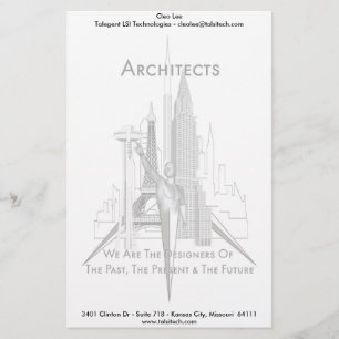 Architekten Briefpapier