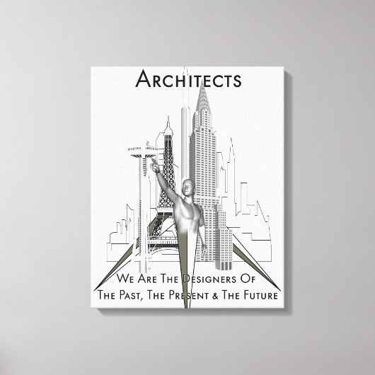 Architekten Canvas Print Leinwanddruck (Vorderseite)
