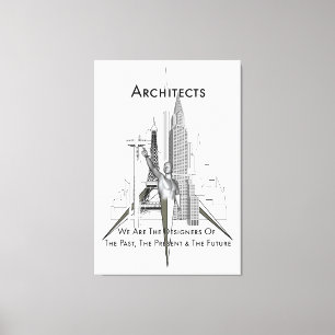 Architekten Canvas Print Leinwanddruck