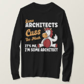 Architekten Curse Architect Spaß Men Architecture T-Shirt (Design vorne)
