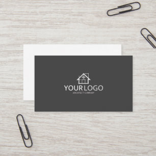 Architekten Firma Startup Geschäft Logo Visitenkarte