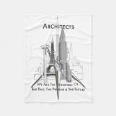 Architekten Fleece Blanket (Vorderseite)