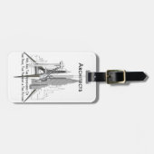 Architekten Gepäckanhänger (Vorderseite horizontal)