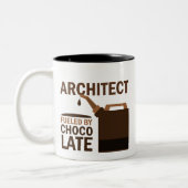 Architekten-Geschenk (lustig) Zweifarbige Tasse (Links)