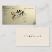 Architekten-Innenraum Visitenkarte (Vorne/Hinten)