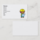 Architekten-Junge Visitenkarte (Vorne/Hinten)