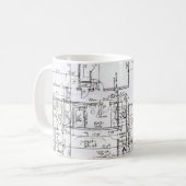 Architekten-Kaffee-Tasse Kaffeetasse (Vorderseite Links)