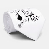 Architekten-Krawatte Krawatte (Gerollt)