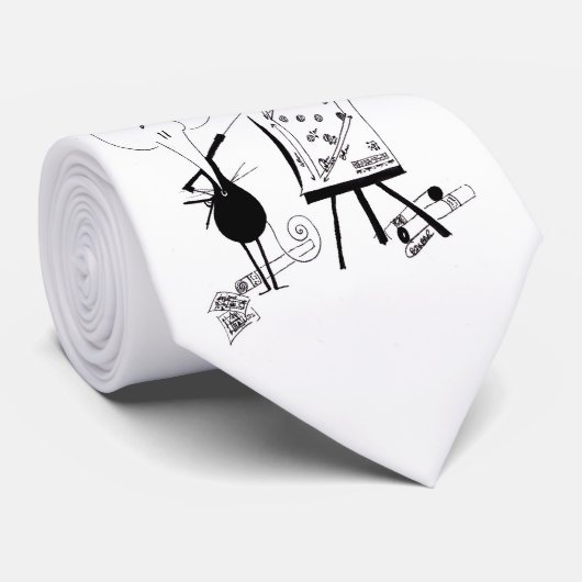 Architekten-Krawatte Krawatte (Gerollt)