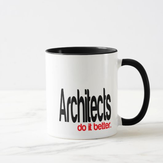Architekten machen es besser, Tasse zu scherzen (Rechts)