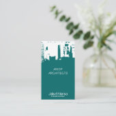 Architekten-Oberseiten-im Stadtzentrum gelegene Visitenkarte (Stehend Vorderseite)