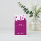 Architekten-Oberseiten-im Stadtzentrum gelegene Visitenkarte (Stehend Vorderseite)