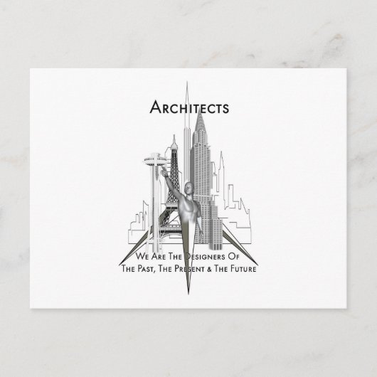Architekten Postkarte (Vorderseite)