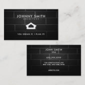 Architekten-Slogan-Visitenkarten Visitenkarte (Vorne/Hinten)