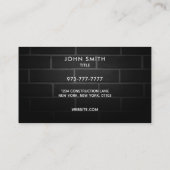 Architekten-Slogan-Visitenkarten Visitenkarte (Rückseite)