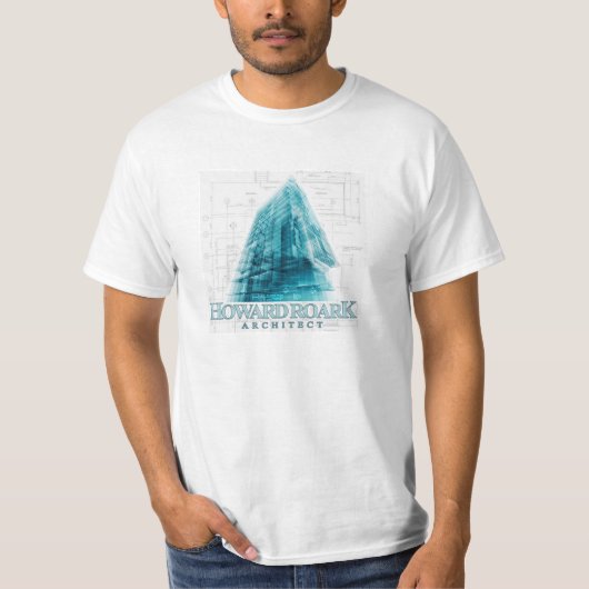 Architekten-T - Shirt Howards Roark (Vorderseite)