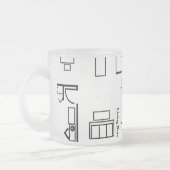 ARCHITEKTEN-TASSE - ENTWURFS-ENTWURFS-ENTWURF! MATTGLASTASSE (Links)