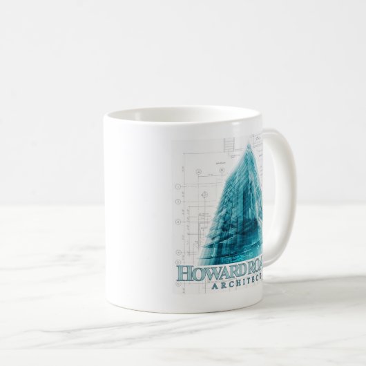 Architekten-Tasse Howards Roark Kaffeetasse (VorderseiteRechts)