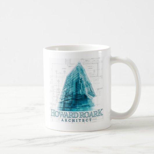 Architekten-Tasse Howards Roark Kaffeetasse (Rechts)