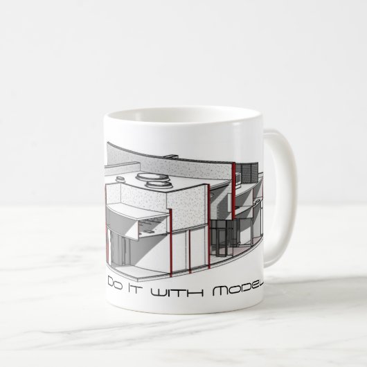 Architekten tun es mit der Modell-Tasse Kaffeetasse (VorderseiteRechts)