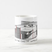 Architekten tun es mit der Modell-Tasse Kaffeetasse (Mittel)