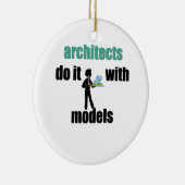 Architekten tun es mit Modellen Keramik Ornament (Rechts)