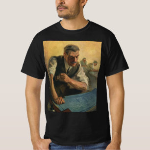 Architekten und Baupläne im Vintage-Stil T-Shirt