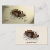 Architekten-Visitenkarte Visitenkarte (Vorne/Hinten)