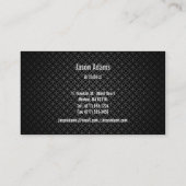 Architekten-Visitenkarte Visitenkarte (Rückseite)