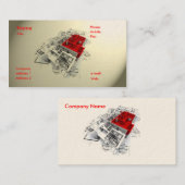 Architekten-Visitenkarte Visitenkarte (Vorne/Hinten)