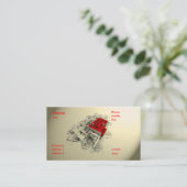 Architekten-Visitenkarte Visitenkarte (Stehend Vorderseite)