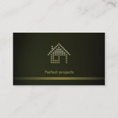Architekten-Visitenkarte Visitenkarte (Rückseite)