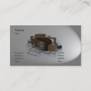 Architekten-Visitenkarte Visitenkarte