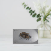 Architekten-Visitenkarte Visitenkarte (Stehend Vorderseite)