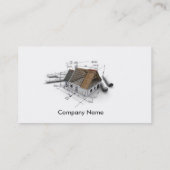 Architekten-Visitenkarte Visitenkarte (Rückseite)