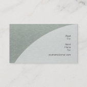 Architekten-Visitenkarte Visitenkarte (Rückseite)