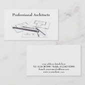 Architekten-Visitenkarte Visitenkarte (Vorne/Hinten)
