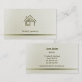 Architekten-Visitenkarte Visitenkarte (Vorne/Hinten)
