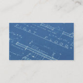 Architekten-Visitenkarte Visitenkarte (Rückseite)