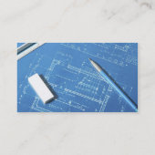 Architekten-Visitenkarte Visitenkarte (Rückseite)