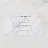 Architekten-Visitenkarten Visitenkarte (Rückseite)