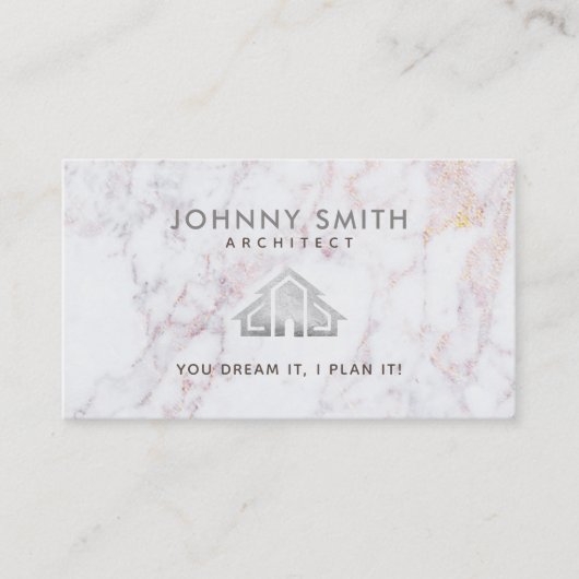 Architekten-Visitenkarten Visitenkarte (Vorderseite)