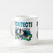 Architekten wild gegangen kaffeetasse (Vorderseite Links)