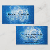 ARCHITEKTGESCHÄFTSKARTE VISITENKARTE (Vorne/Hinten)